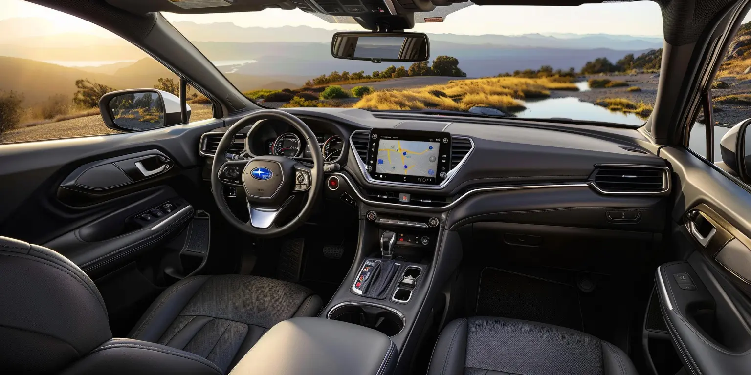 Interior and Technology of the 2024 Outback